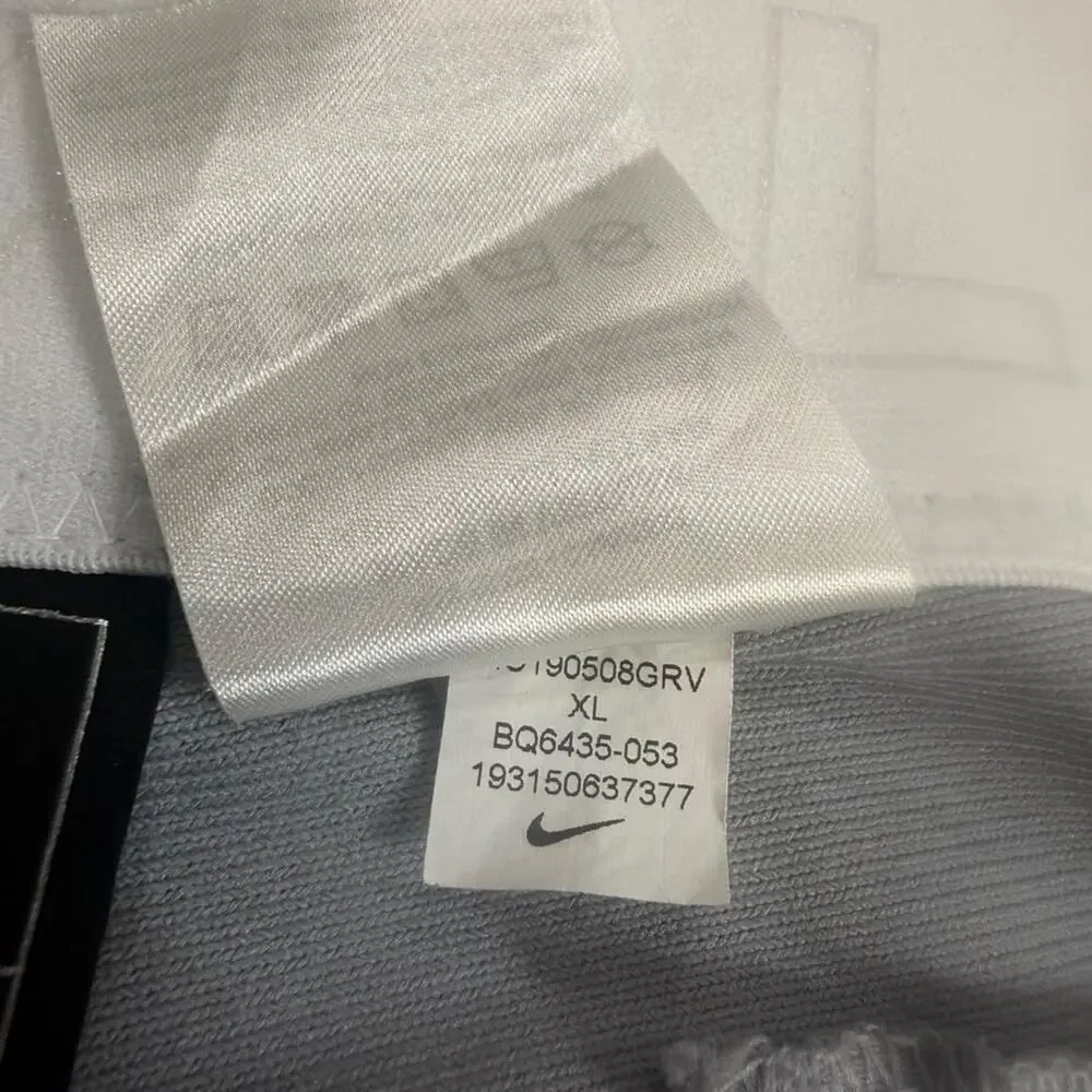 Nike Dri Fit Swingman Baseball Pants Men's Sz XL Gray Black Stripe Vented